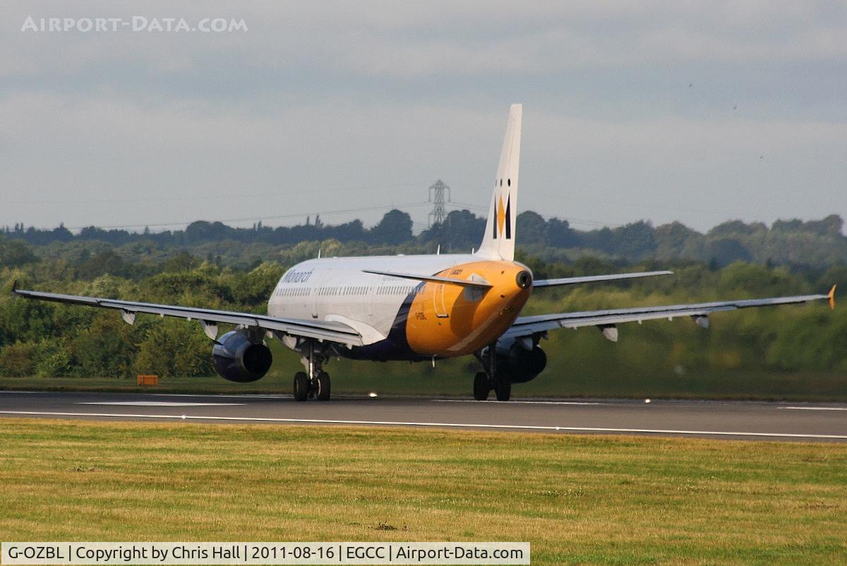 G-OZBL, 1998 Airbus A321-231 C/N 864, Monarch A321 departing from RW23L
