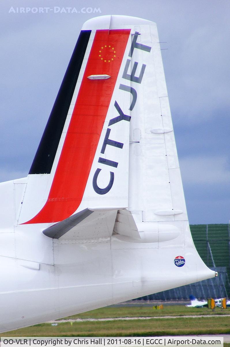 OO-VLR, 1988 Fokker 50 C/N 20121, Cityjet operated by VLM