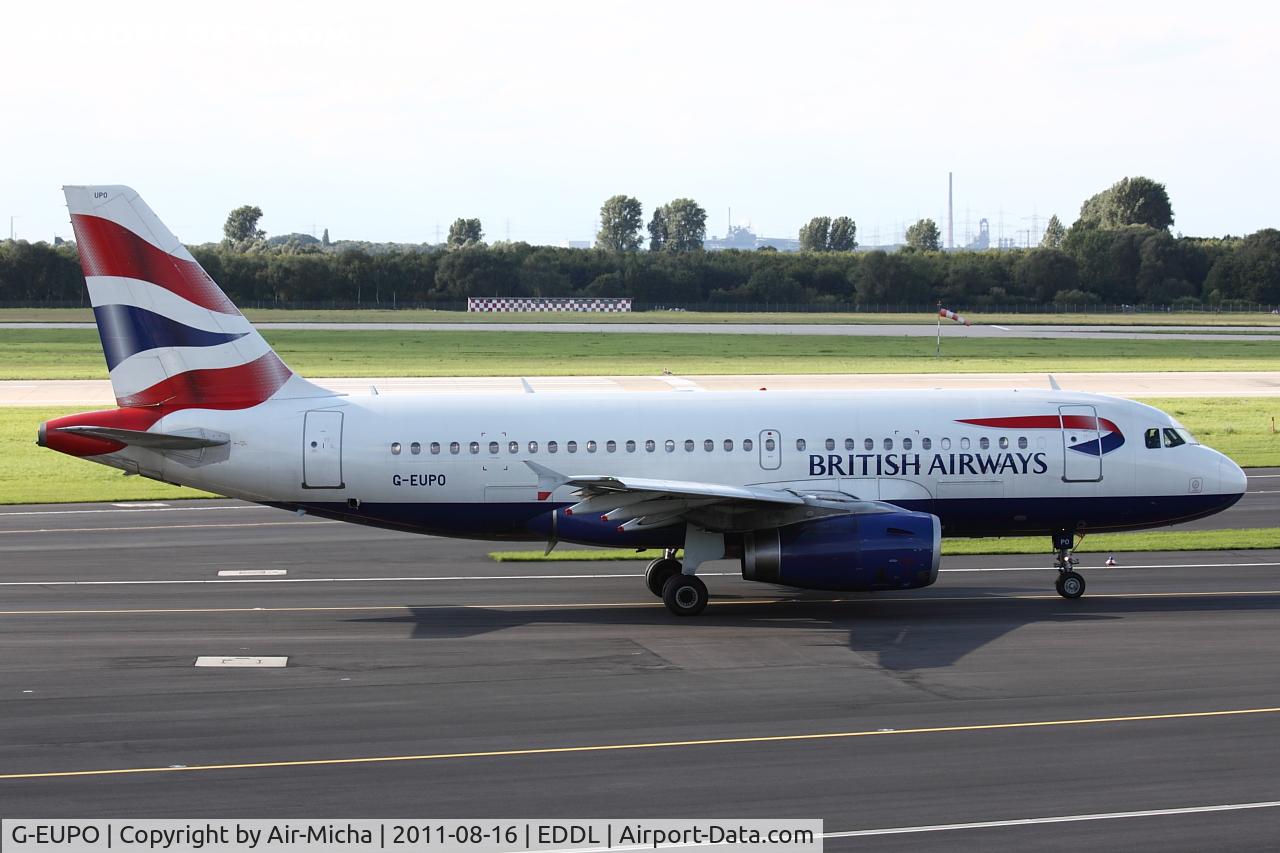 G-EUPO, 2000 Airbus A319-131 C/N 1279, British Airways, Airbus A319-131, CN: 1279