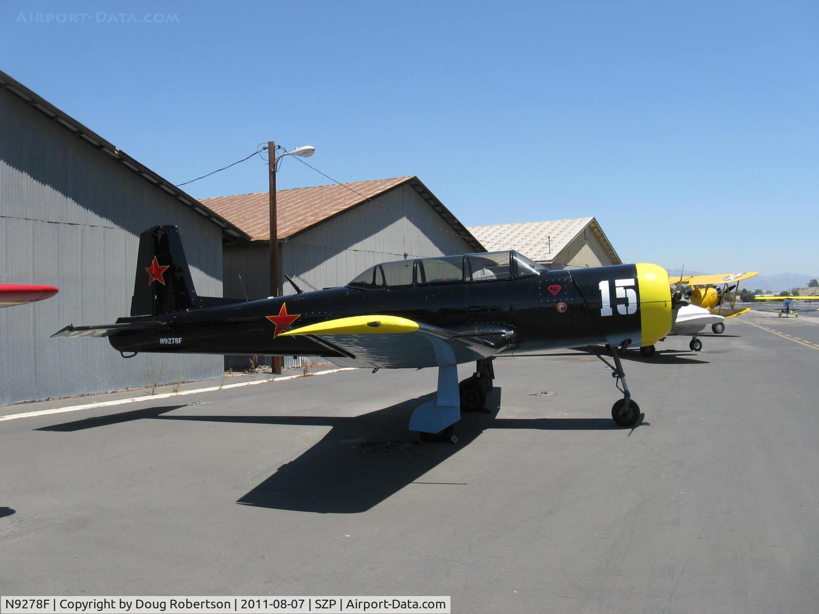 N9278F, 1964 Nanchang CJ-6A C/N 1032018, 1964 Nanchang China CJ-6A, Huosai 6A 285 Hp radial