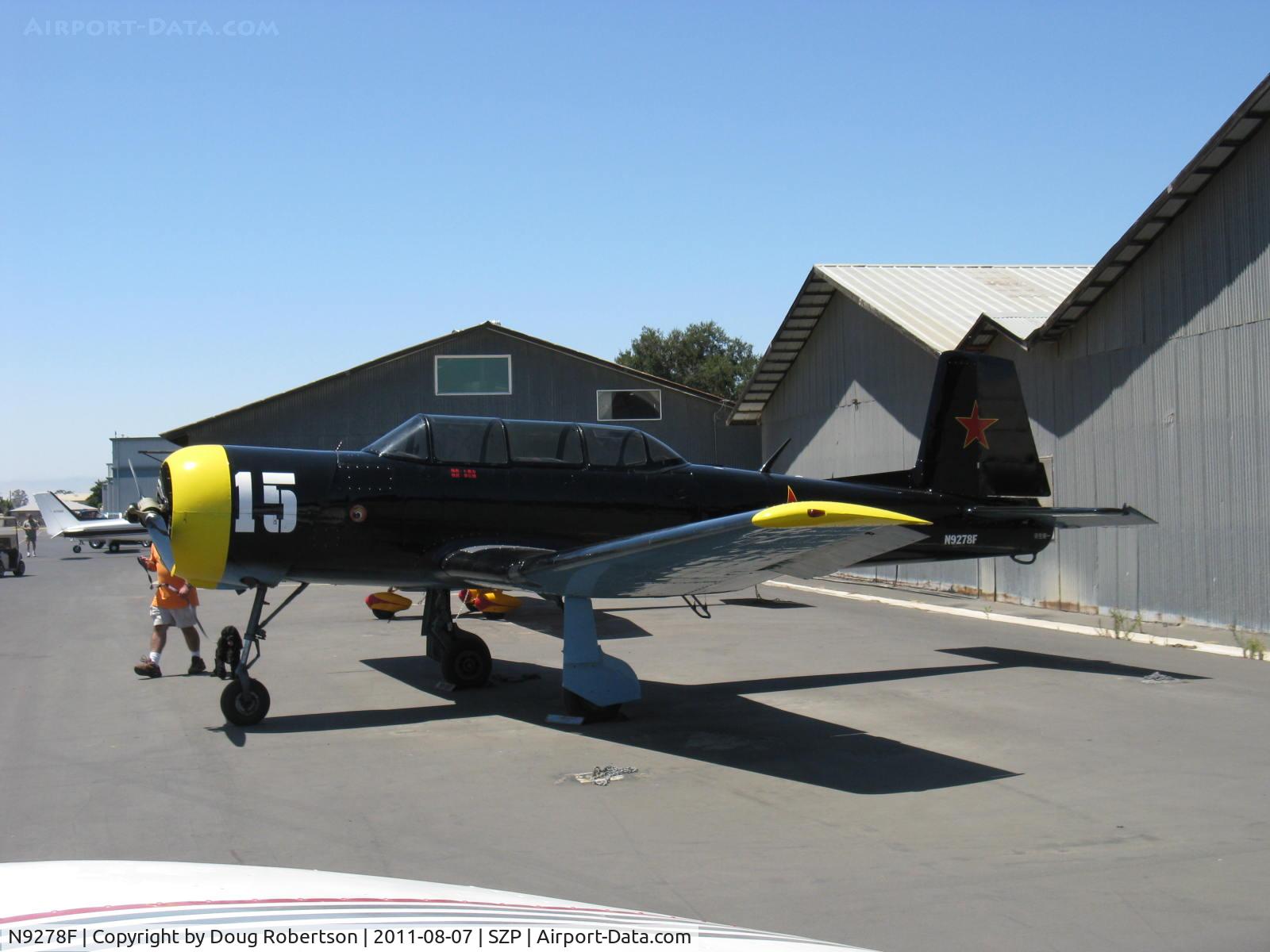N9278F, 1964 Nanchang CJ-6A C/N 1032018, 1964 Nanchang China CJ-6A, Huosai 6A 285 Hp radial