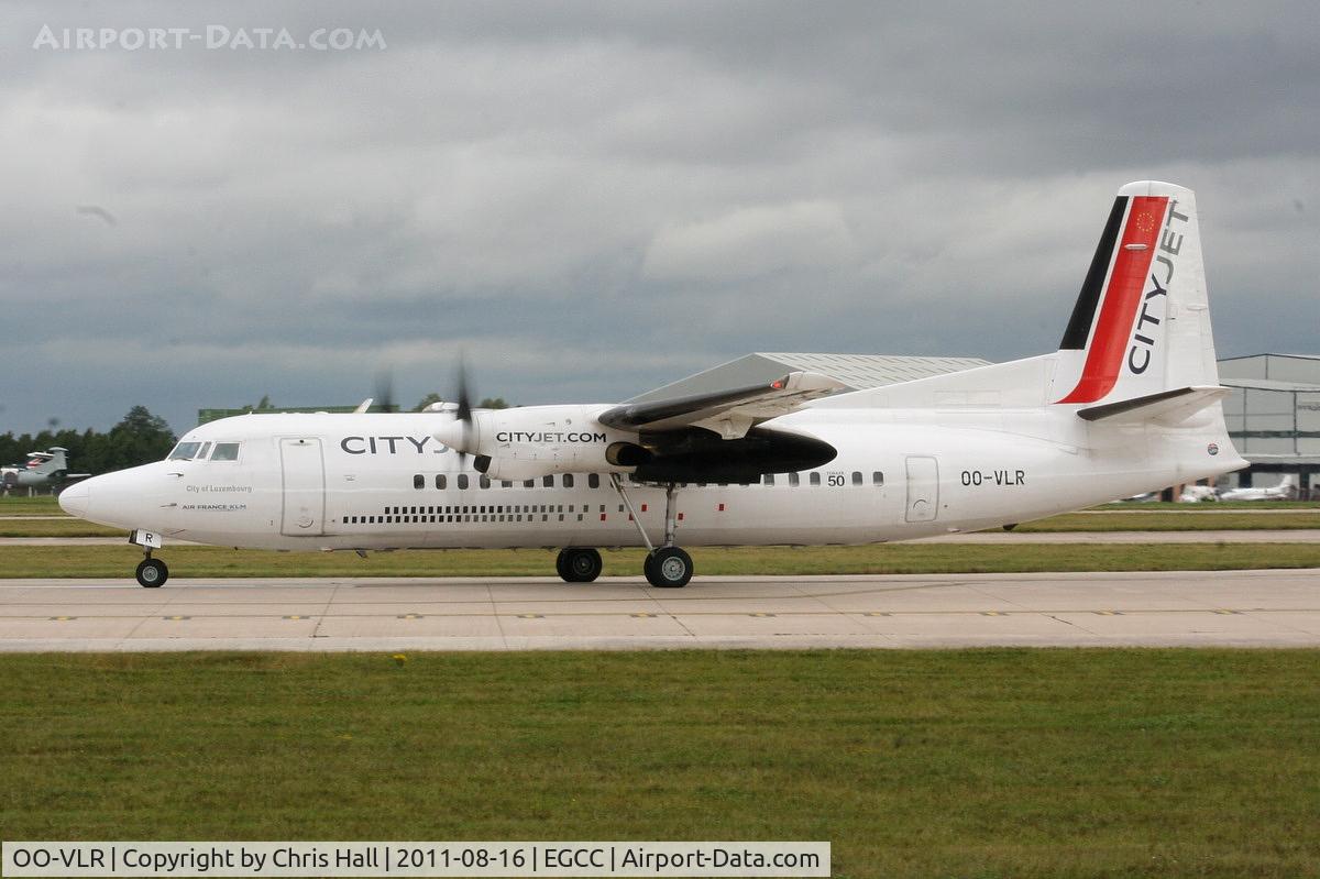 OO-VLR, 1988 Fokker 50 C/N 20121, Cityjet operated by VLM