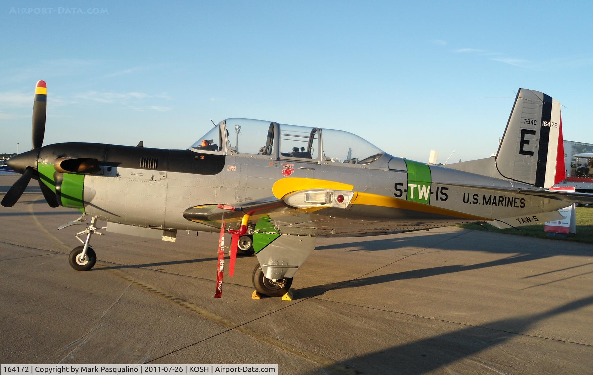 164172, Beech T-34C Turbo Mentor C/N GL-352, Beech T-34C