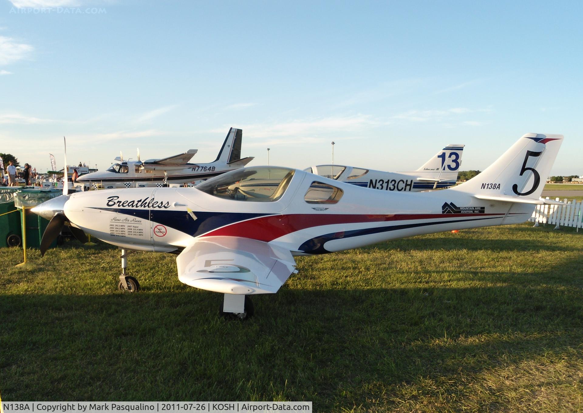 N138A, 2002 Lancair Legacy C/N L2K-138, Lancair Legacy