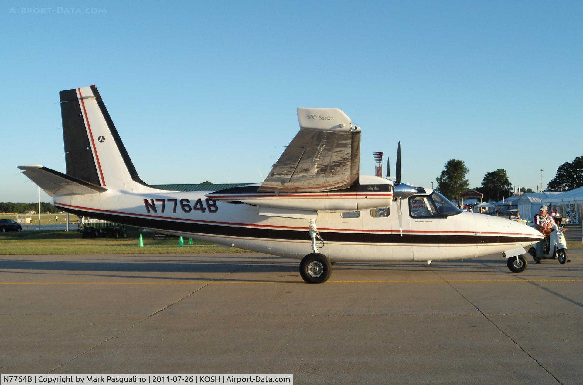 N7764B, 1975 Rockwell International 500-S C/N 3235, Rockwell 500-S
