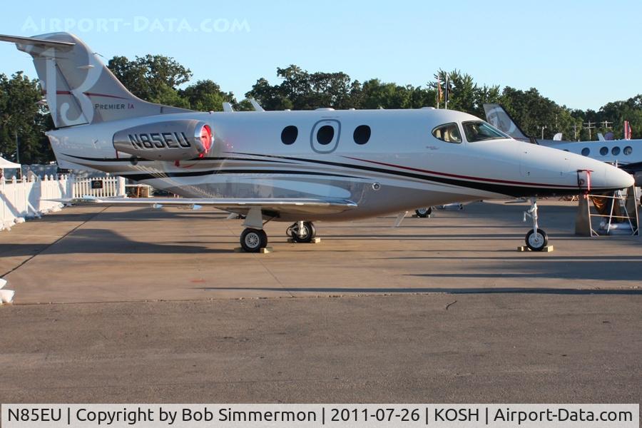 N85EU, Hawker Beechcraft 390 C/N RB-285, On display at Airventure 2011.