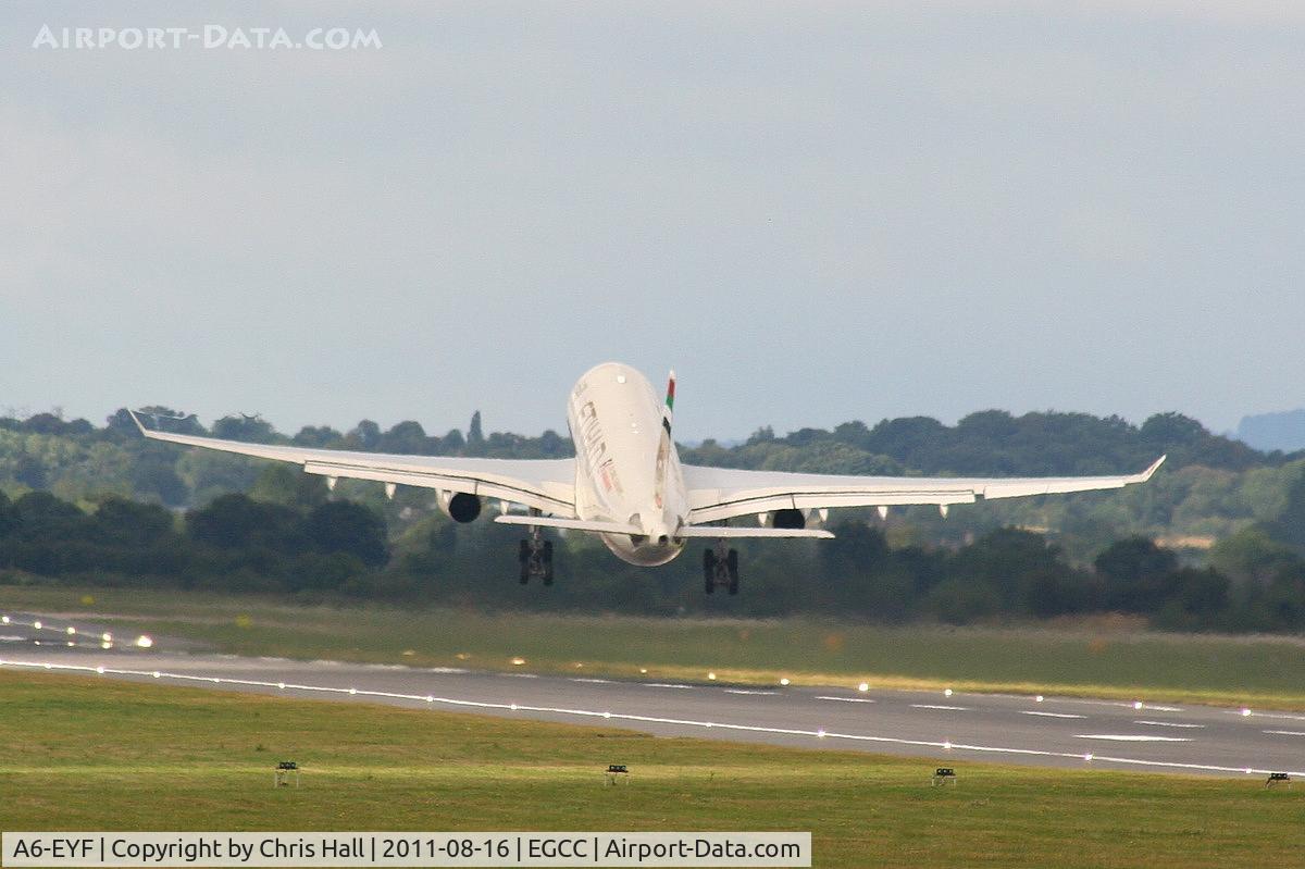 A6-EYF, 2006 Airbus A330-243 C/N 717, Etihad Airways A330 departing from RW23L