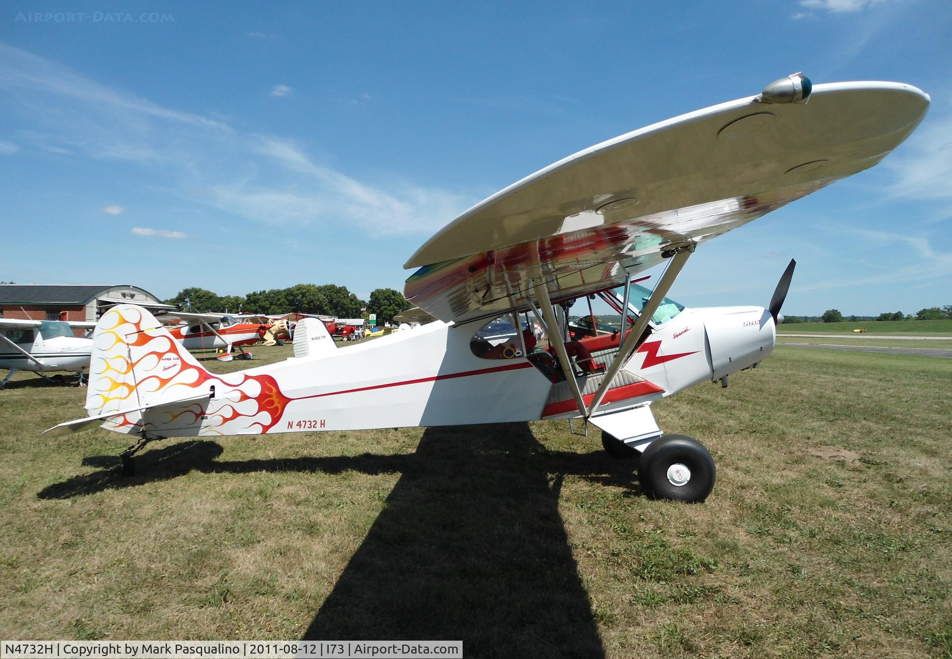 N4732H, 1948 Piper PA-11 Cub Special C/N 11-548, Piper PA-11