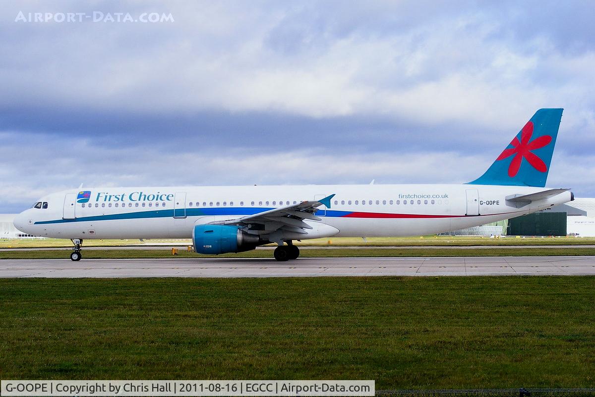 G-OOPE, 1998 Airbus A321-211 C/N 852, First Choice