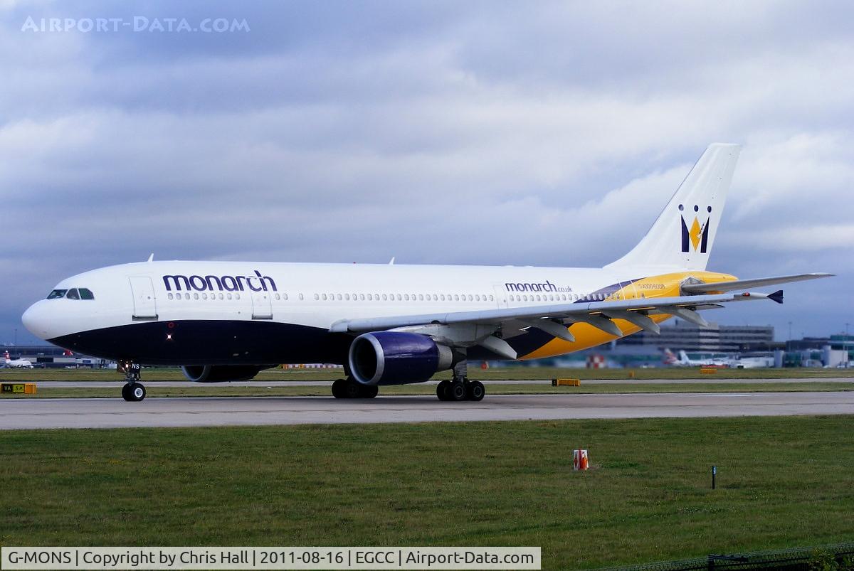 G-MONS, 1989 Airbus A300B4-605R C/N 556, Monarch