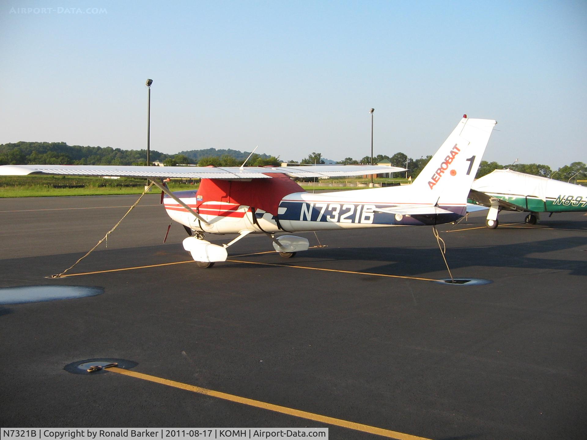 N7321B, 1977 Cessna A152 Aerobat C/N A1520743, Orange