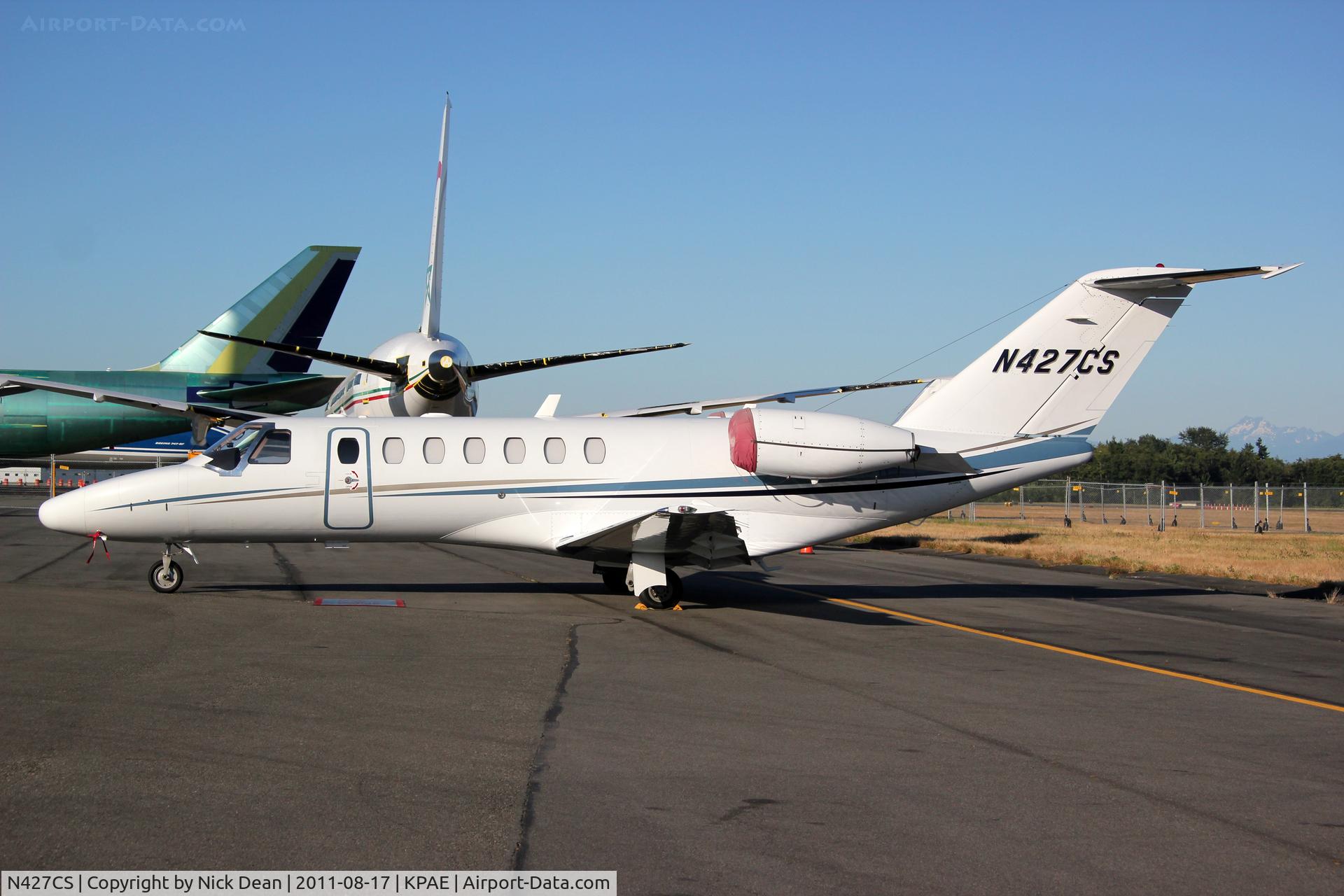 N427CS, 2007 Cessna 525B CitationJet CJ3 C/N 525B0152, KPAE/PAE
