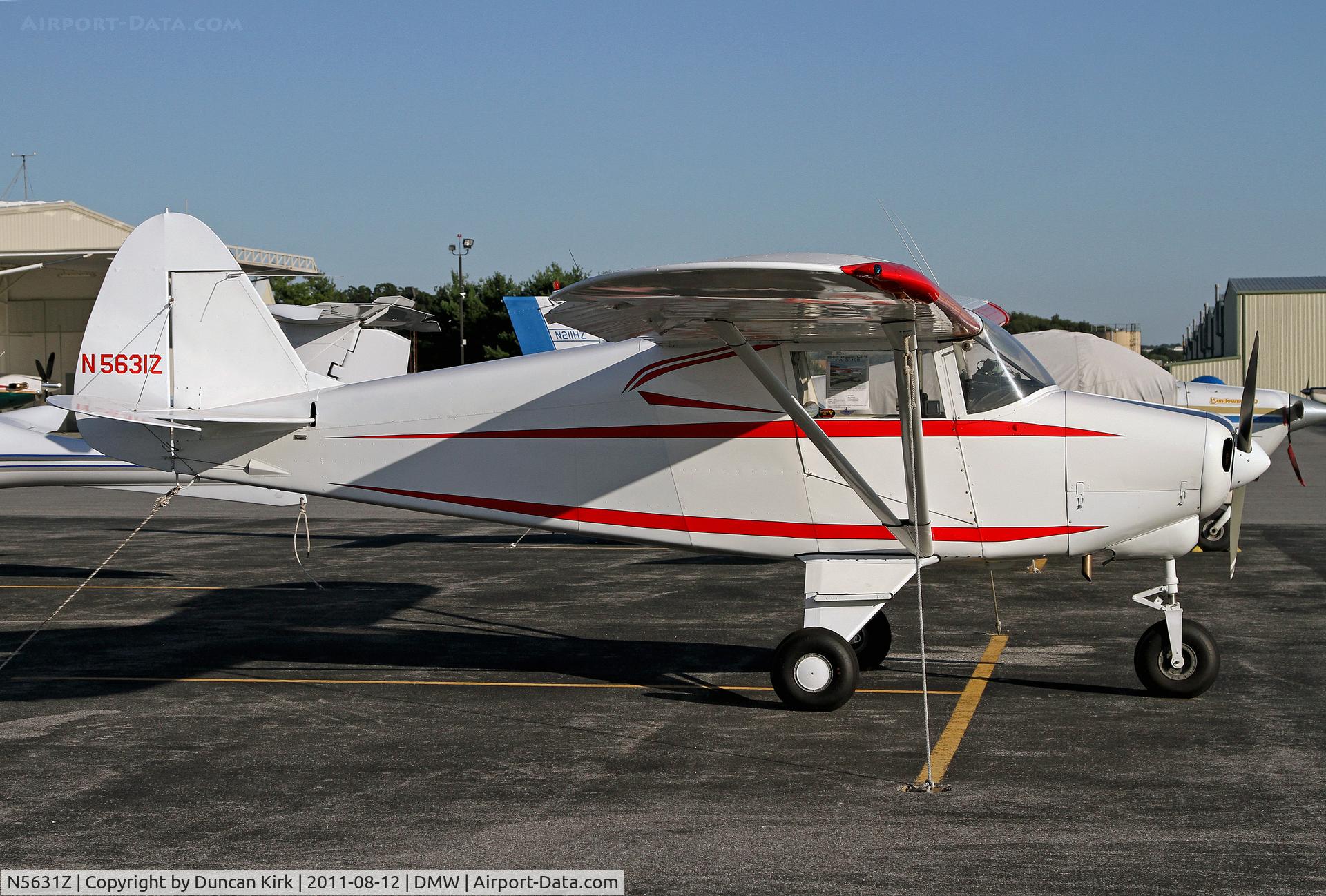 N5631Z, 1962 Piper PA-22-108 Colt C/N 22-9443, Fine example of a Tri-Pacer