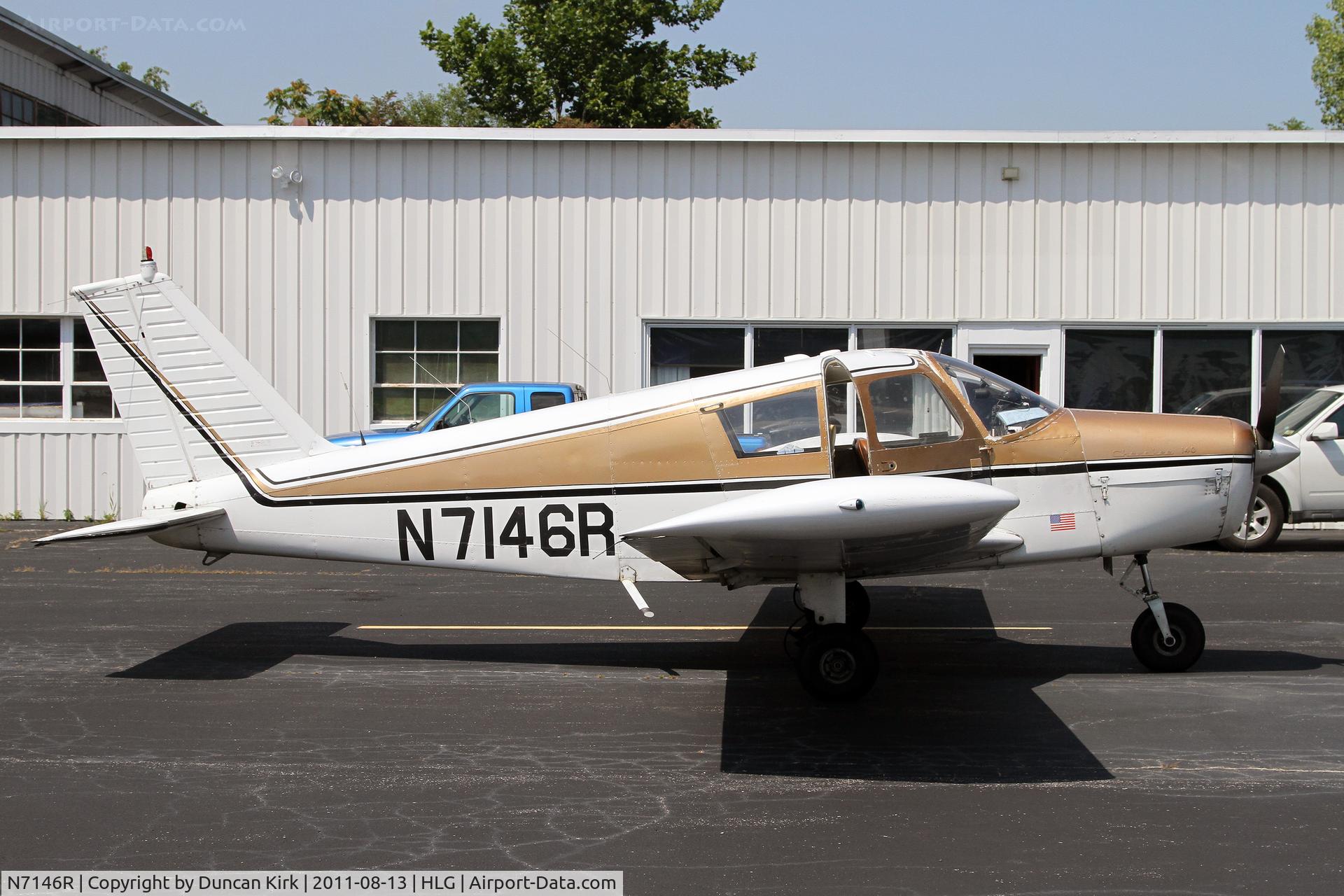 N7146R, 1966 Piper PA-28-140 C/N 28-21852, One had to photograph something at Wheeling!