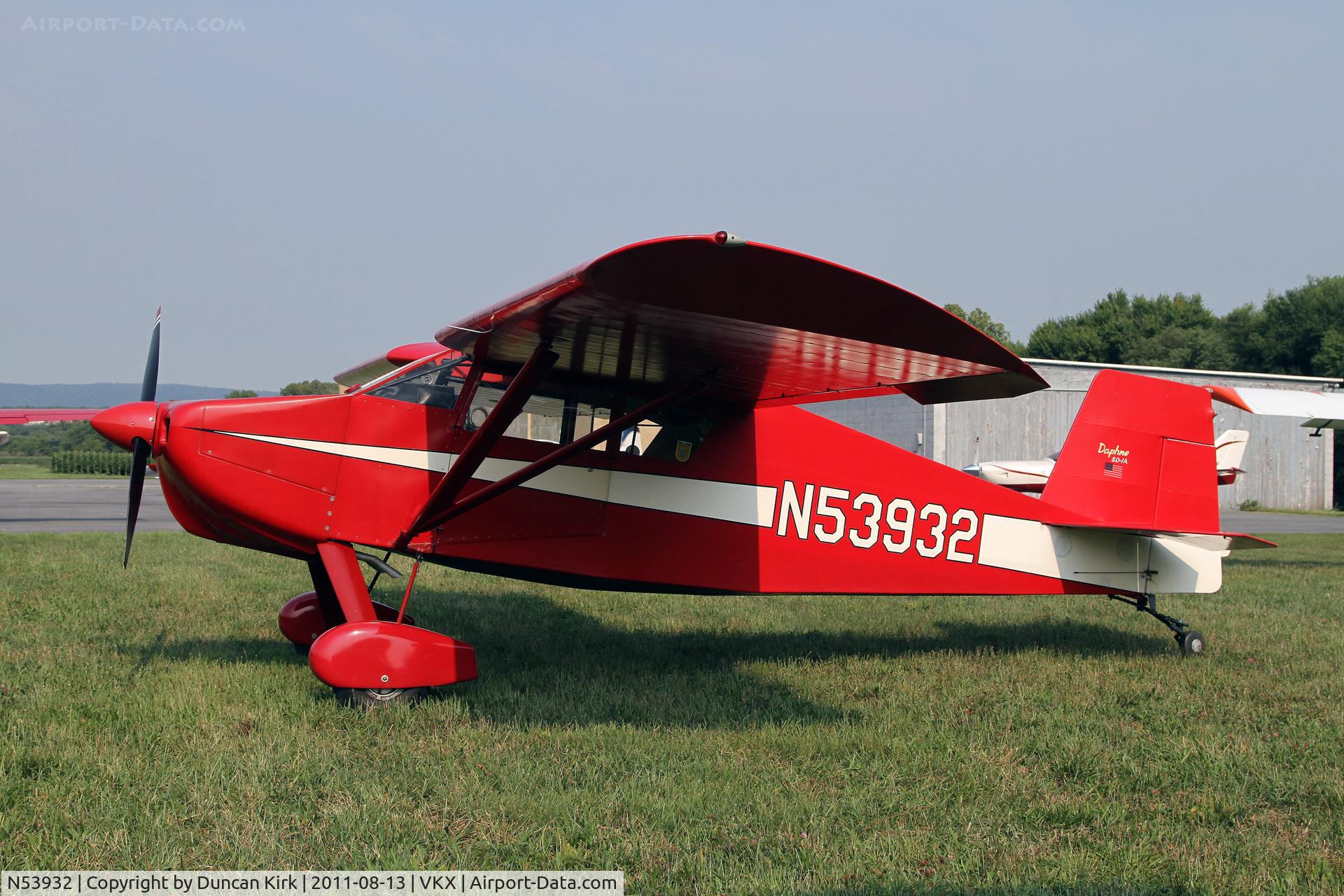 N53932, 1976 Philipczak DAPHNE SD1A C/N 47, A fly-in visitor