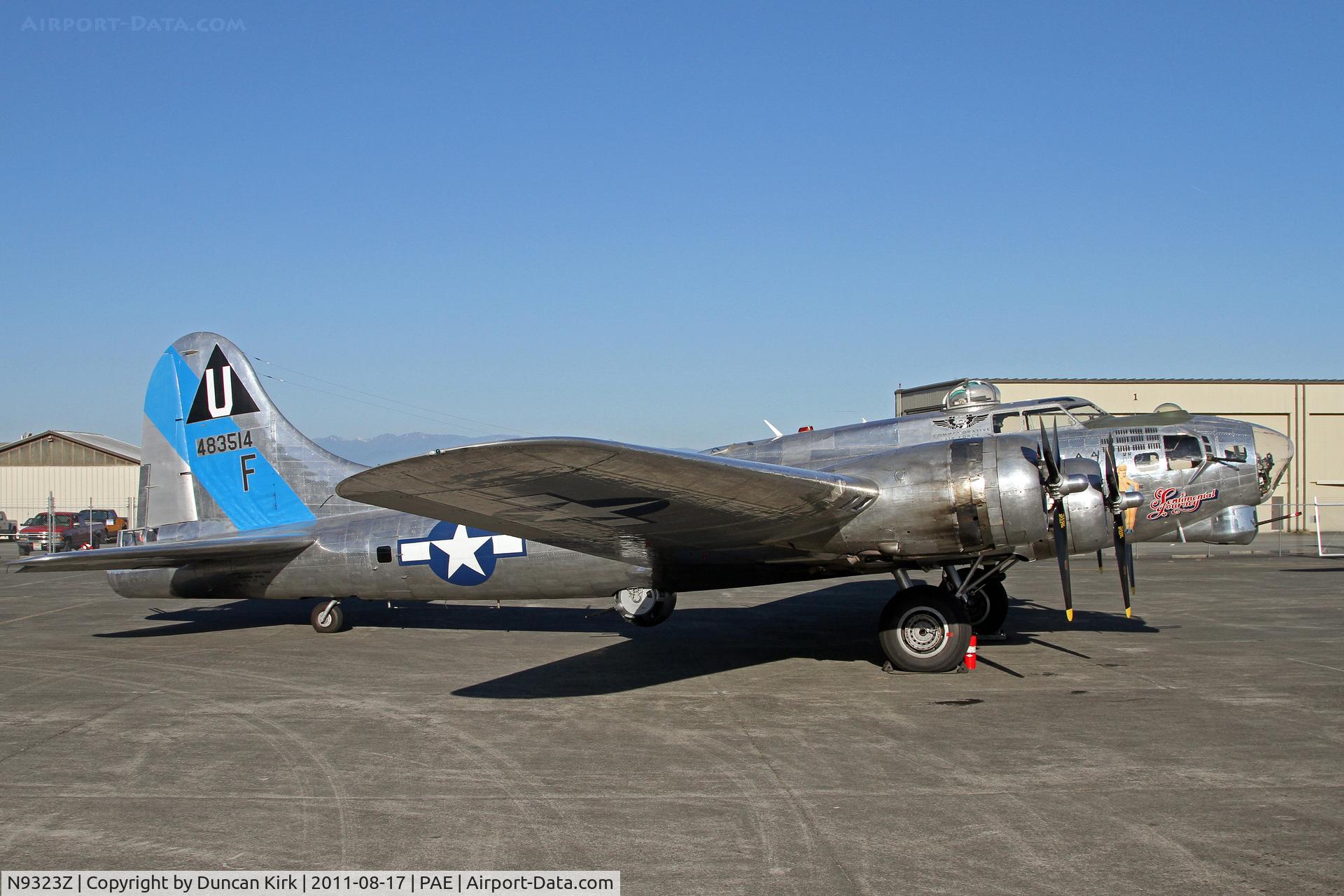 N9323Z, 1944 Boeing B-17G-85-DL Flying Fortress C/N 32155, A cracker at dawn!