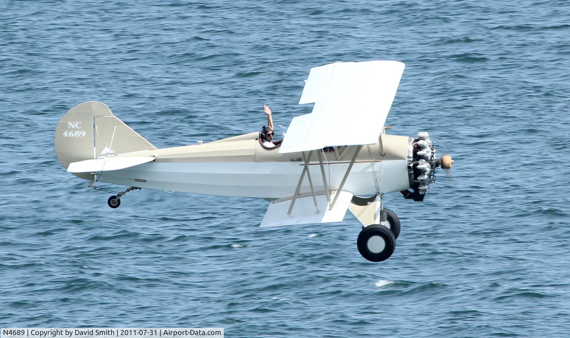 N4689, 1928 Travel Air 2000 C/N 403, This shot was taken at Orange Beach Alabama just off the beach