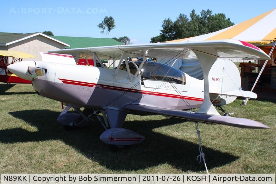 N89KK, 2007 EAA Acro Sport II C/N 001 (N89KK), On display at Airventure 2011.