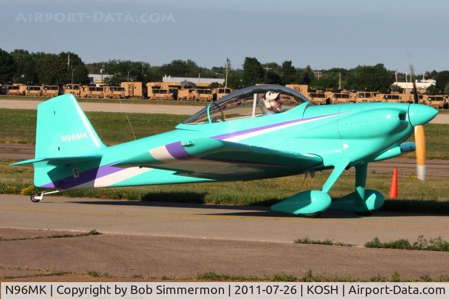 N96MK, 1998 Vans RV-4 C/N 1811, Departing Airventure 2011.