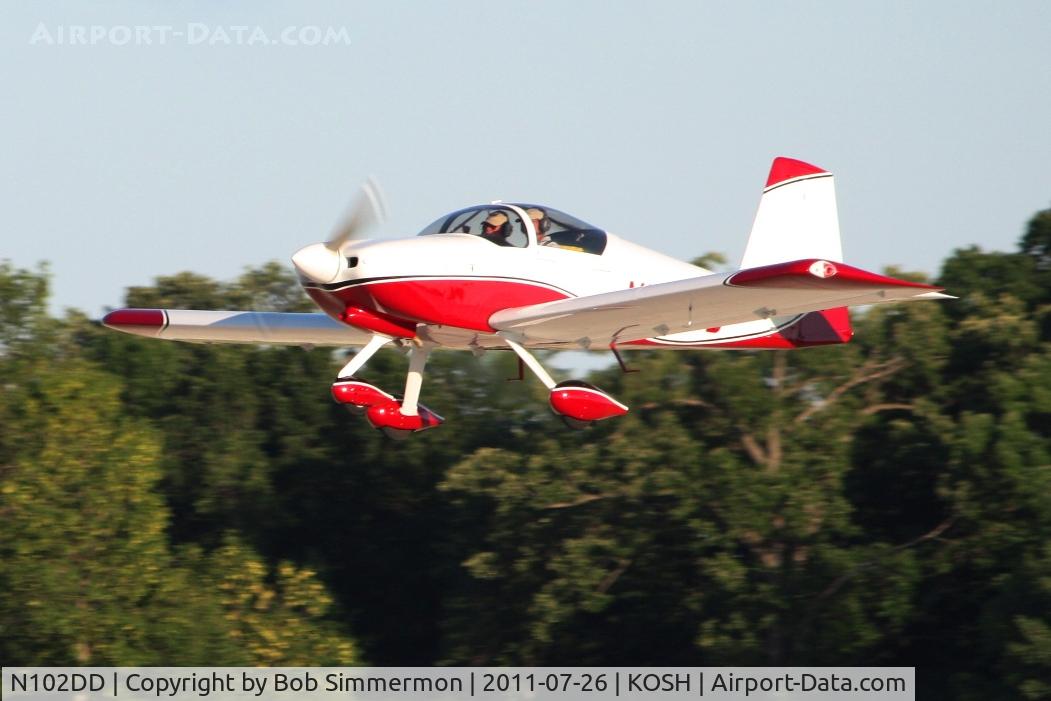 N102DD, Vans RV-9A C/N 90843, Departing Airventure 2011.