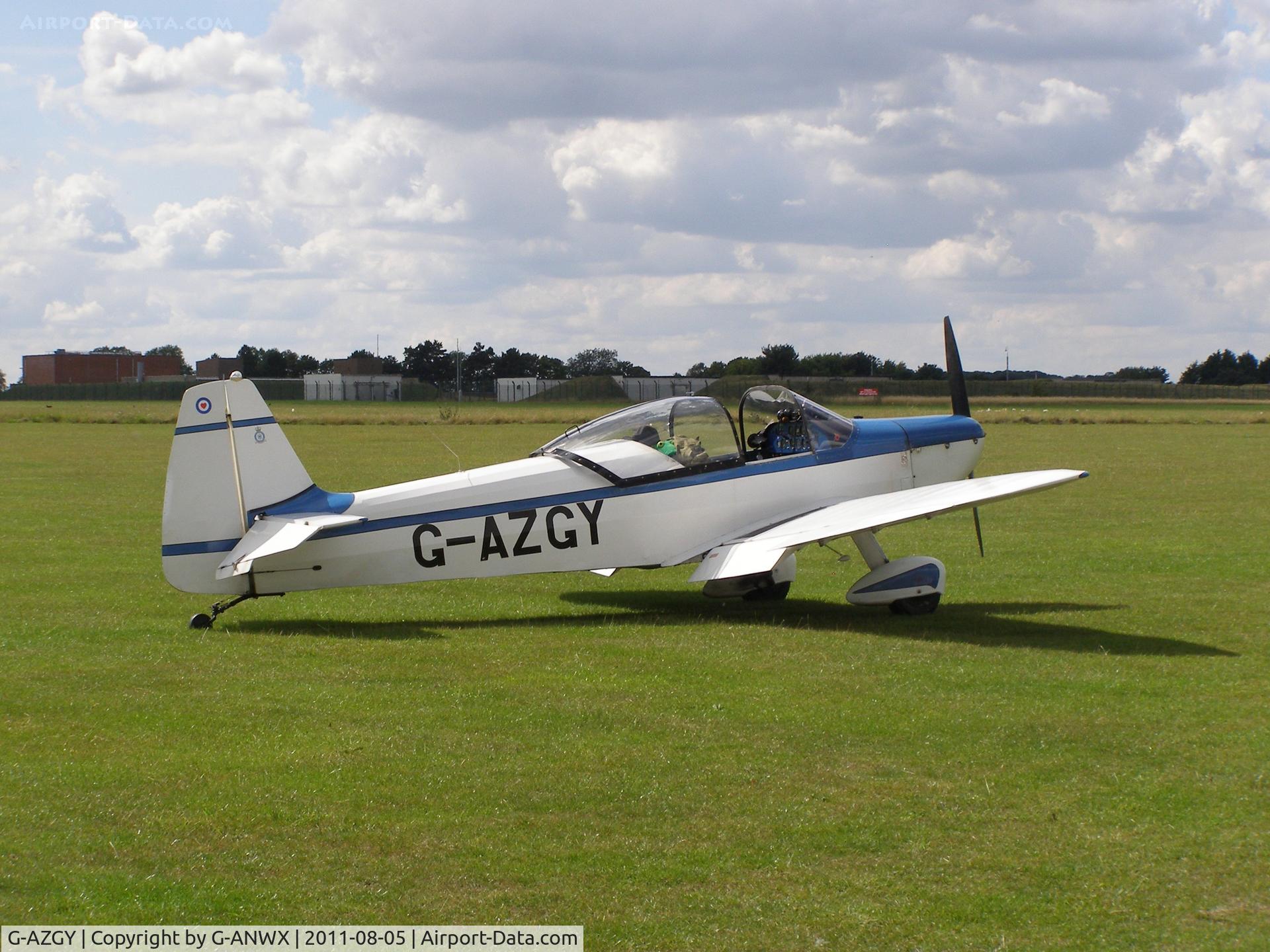 G-AZGY, 1968 Piel CP-301B Emeraude C/N 122, Seen at Henlow August 2011