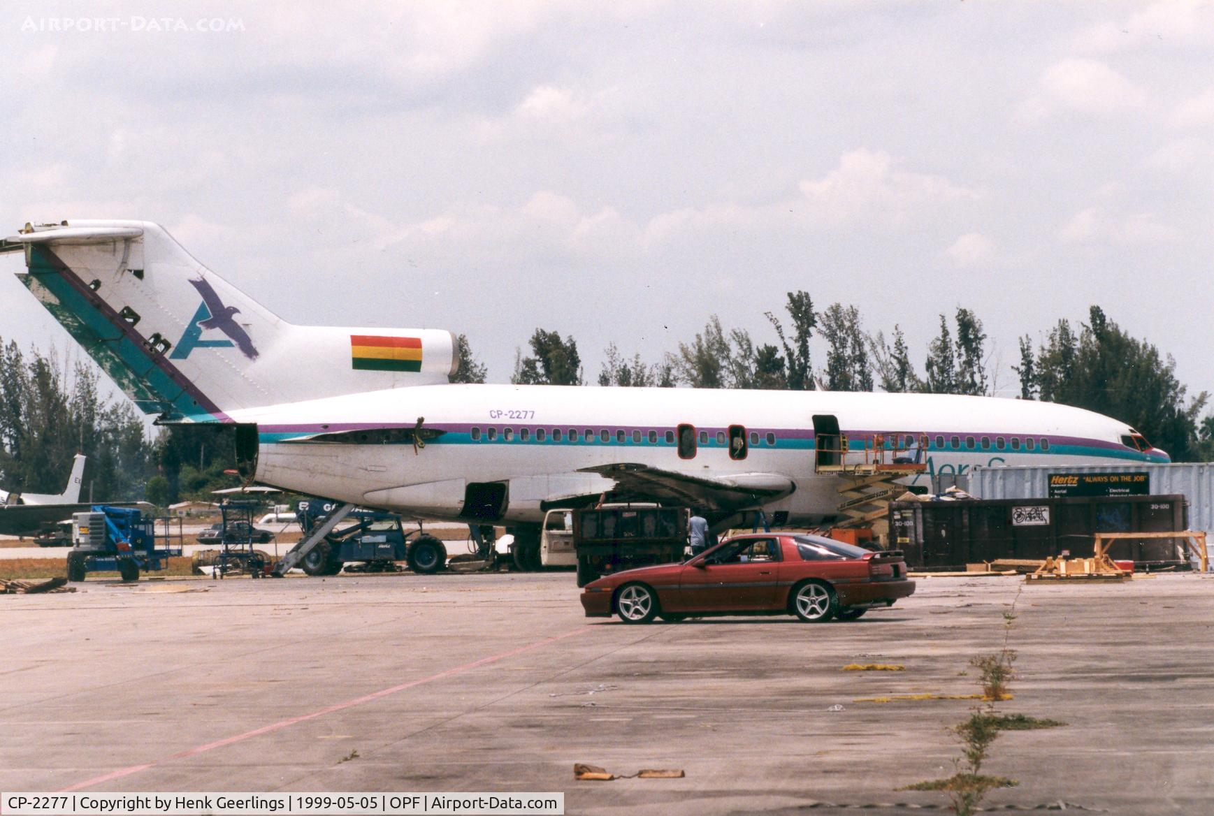 CP-2277, 1967 Boeing 727-23 C/N 19429, Aero Sur ex