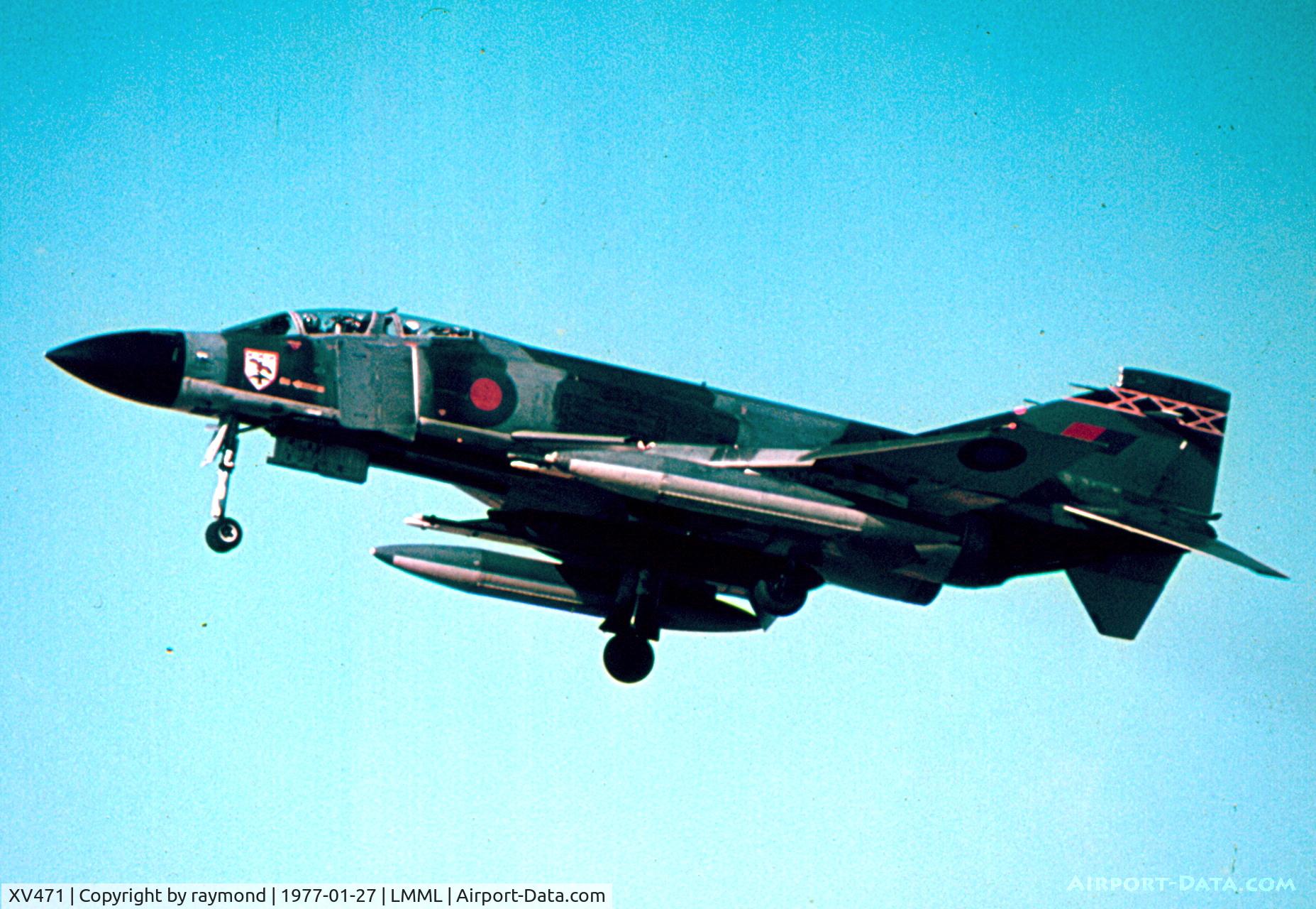 XV471, 1969 McDonnell Douglas Phantom FGR2 C/N 3293, Phantom FGR2 XV471 29Sqd RAF