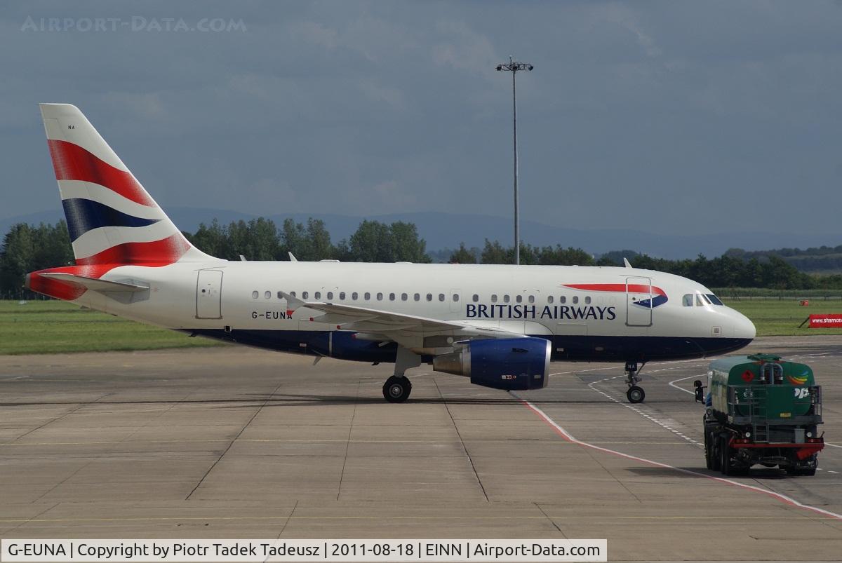 G-EUNA, 2009 Airbus A318-112 C/N 4007, Shannon
