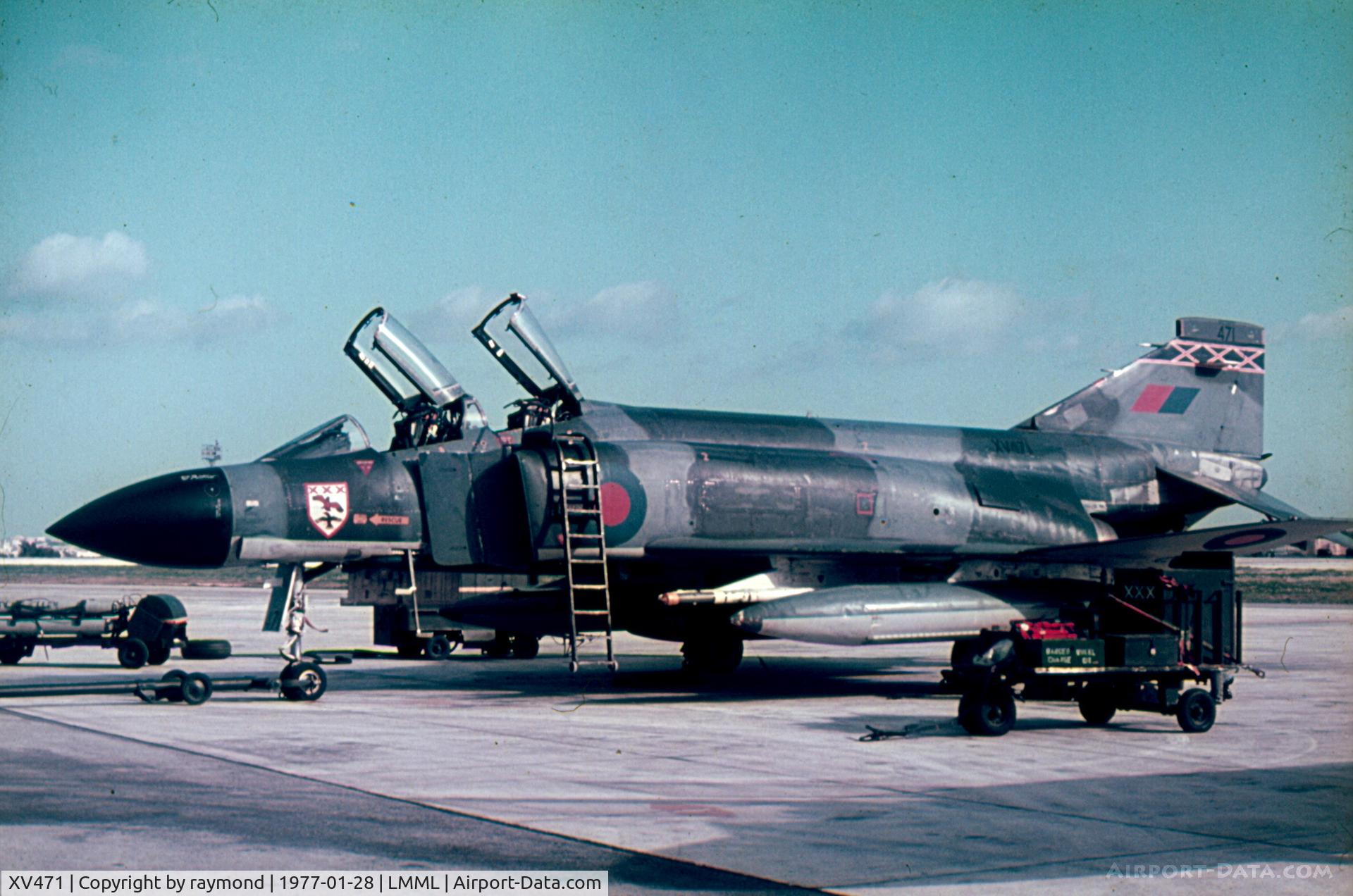 XV471, 1969 McDonnell Douglas Phantom FGR2 C/N 3293, Phantom XV471 29Sqd RAF