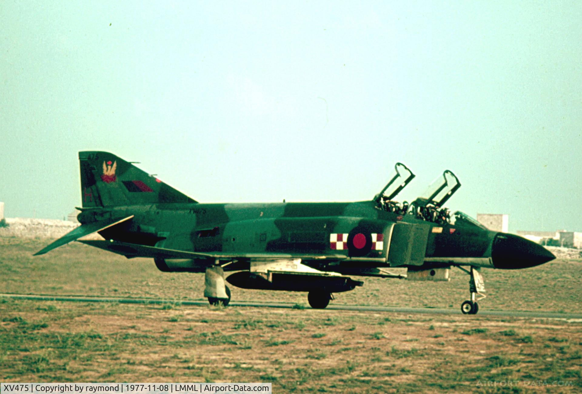 XV475, 1969 McDonnell Douglas Phantom FGR2 C/N 3314/0090, Phantom XV475/H 56Sqd RAF