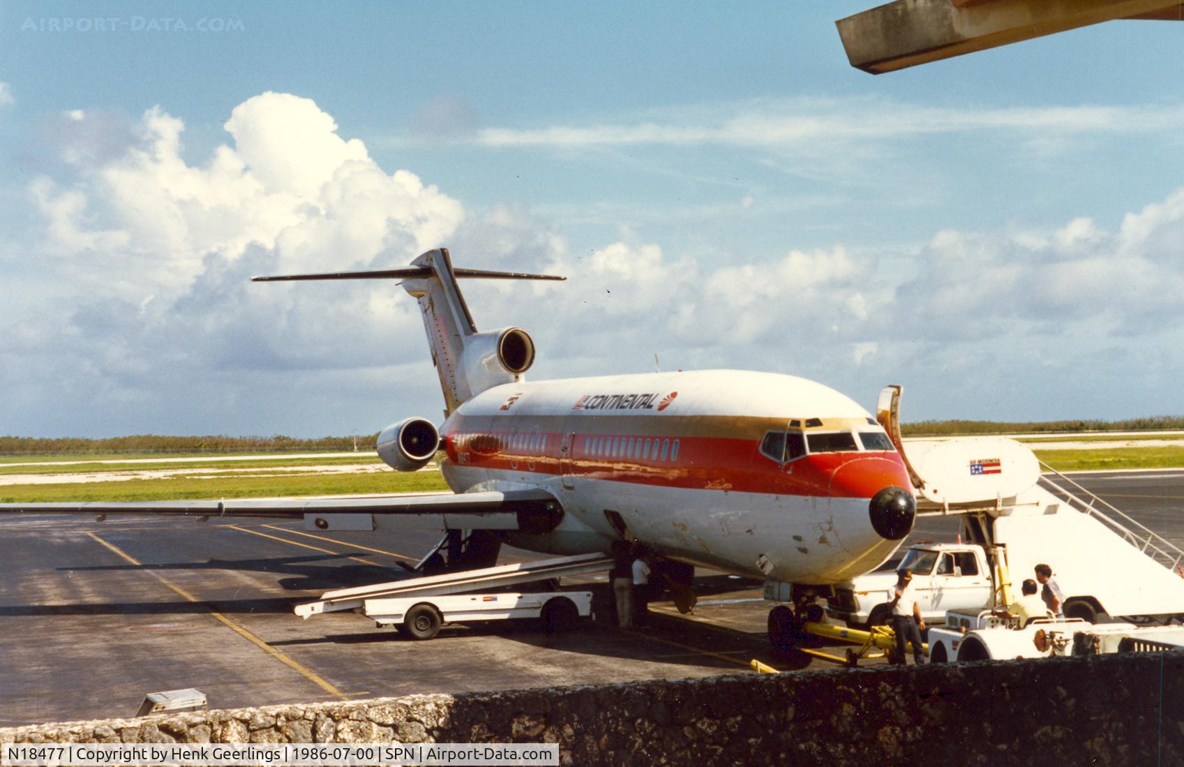 N18477, 1975 Boeing 727-030 C/N 18361, Continental