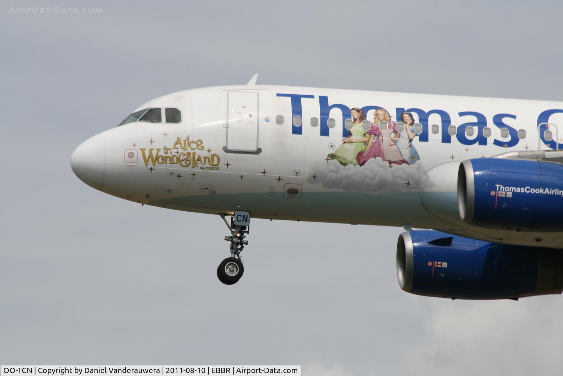 OO-TCN, 1993 Airbus A320-232 C/N 425, Arrival of flight FQ3505 to RWY 25L