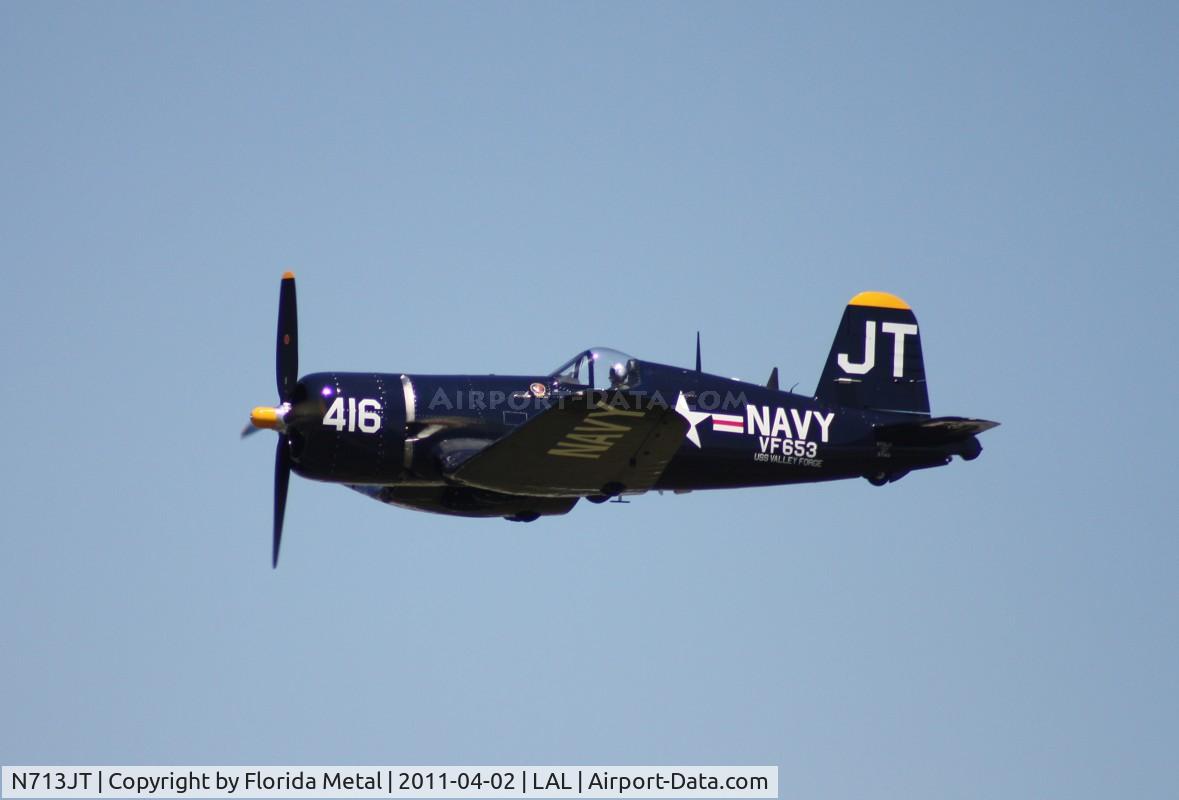 N713JT, 1945 Vought F4U-4B Corsair C/N 97143, F4U-4 Corsair