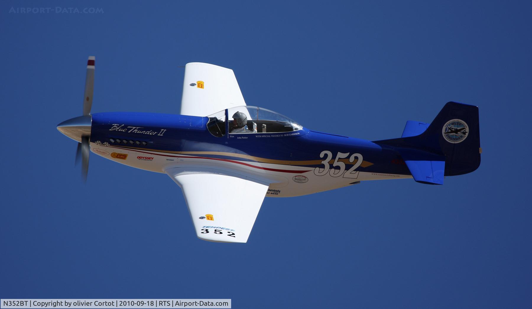 N352BT, 2009 Papa 51 Thunder Mustang C/N JHTM017, Reno air races 2010
