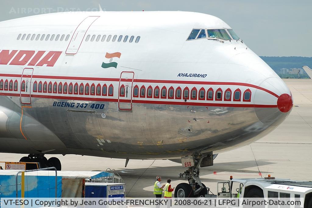 VT-ESO, 1993 Boeing 747-437 C/N 27165, Named Khajuraho
