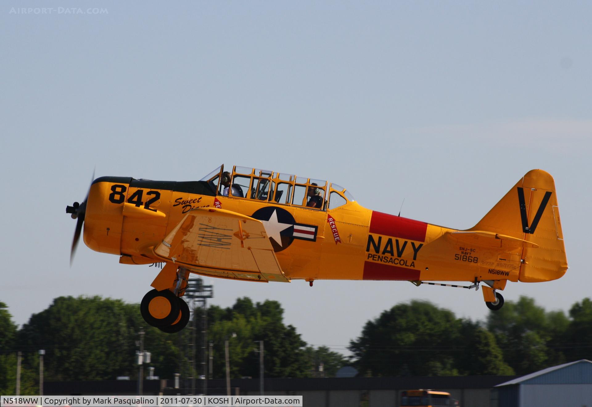 N518WW, North American SNJ-5C Texan Texan C/N 88-14866, North American SNJ-5C