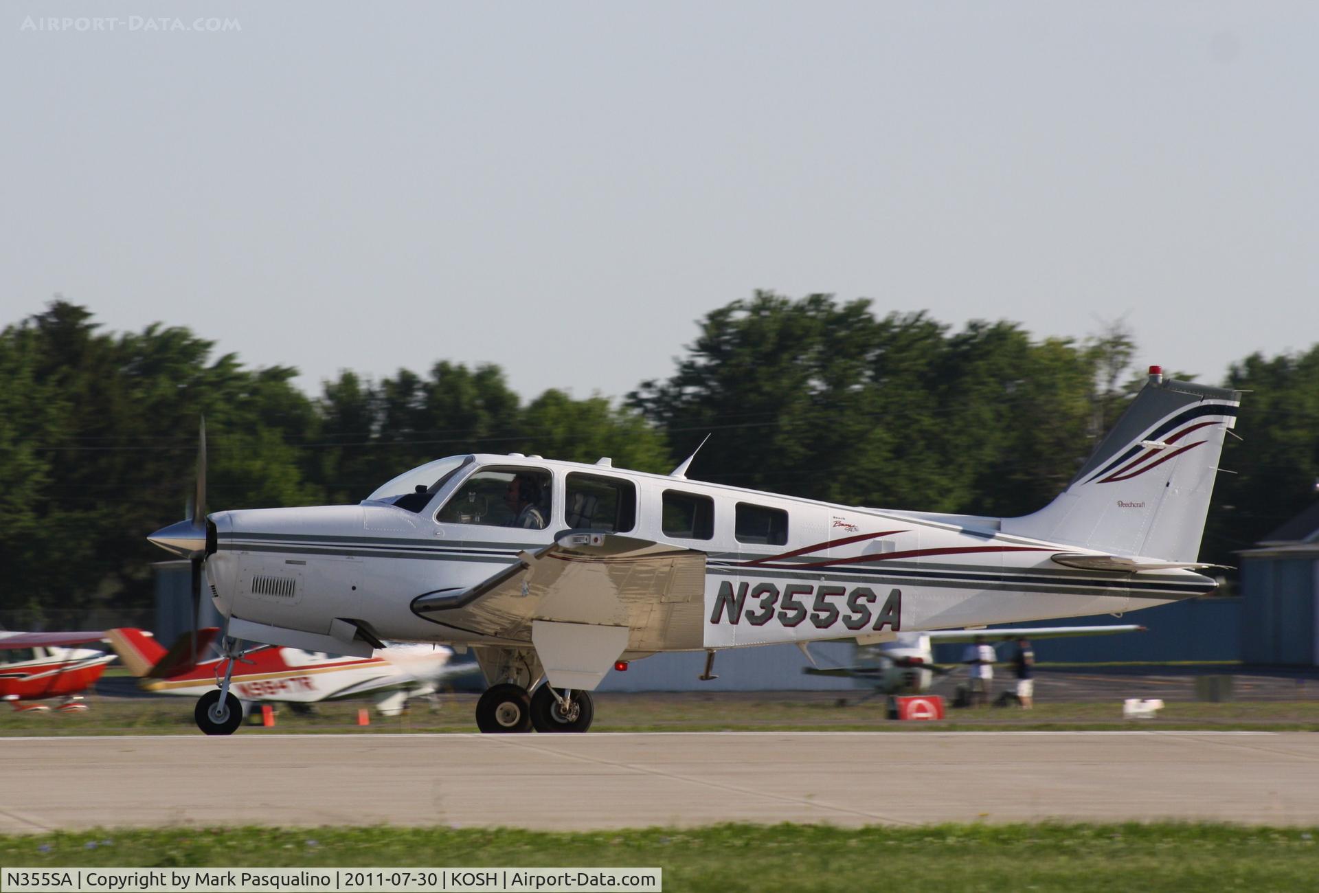 N355SA, 2000 Raytheon Aircraft Company A36 Bonanza C/N E-3357, Raytheon A36