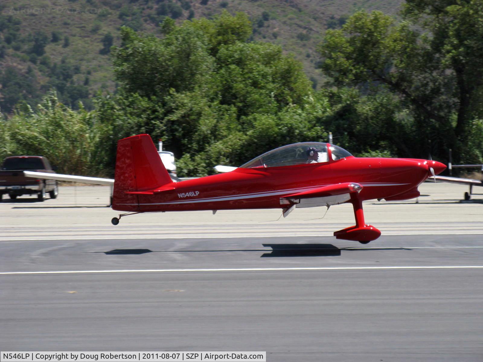 N546LP, Vans RV-8 C/N 82726, 2007 Obrien SPECIAL VAN's RV-8, Lycoming IO-360EXP 180 Hp, landing Rwy 22