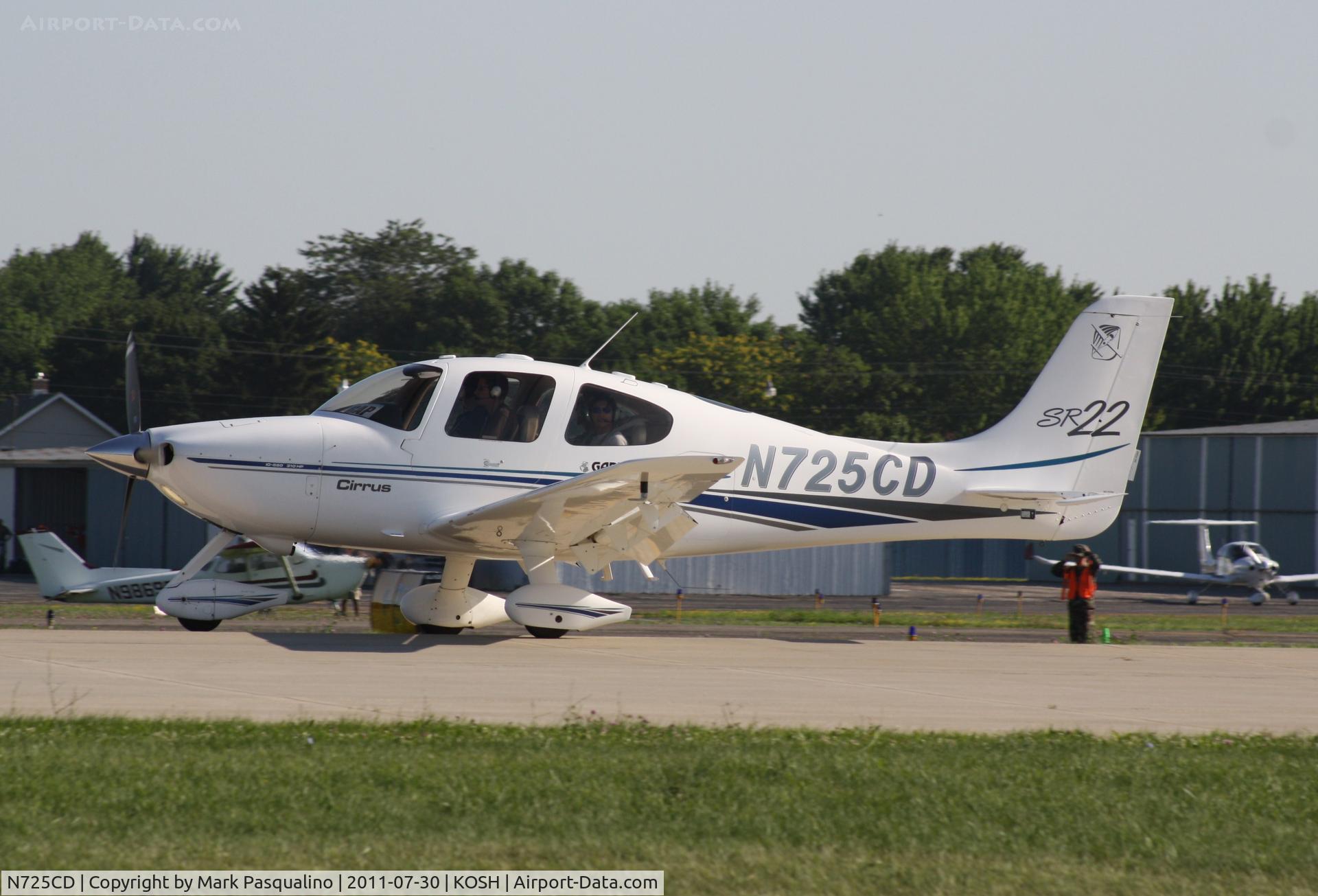 N725CD, 2001 Cirrus SR22 C/N 0071, Cirrus SR22