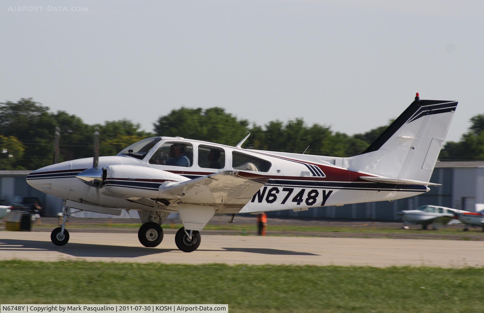 N6748Y, 1980 Beech 95-B55 (T42A) Baron C/N TC-2317, Beech B55