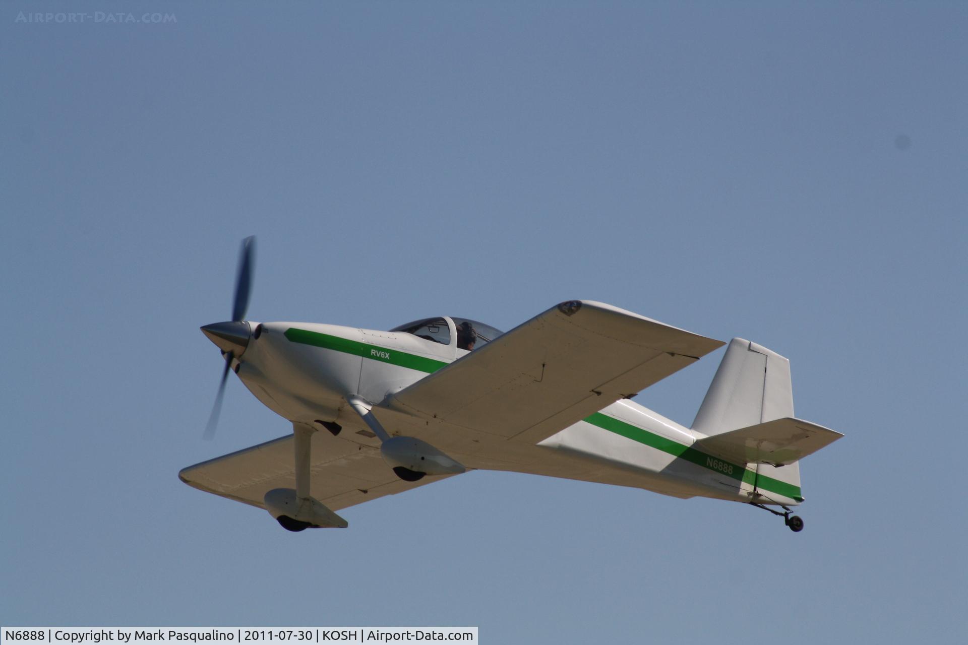 N6888, 2002 Vans RV-6 C/N 25767-1, Vans RV-6