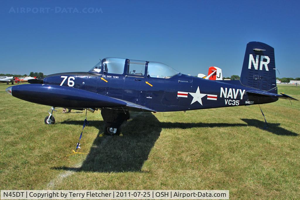 N45DT, Beech A45 C/N G-785, Beech A45, c/n: G-785 ex USAF 55-228 at 2011 Oshkosh
