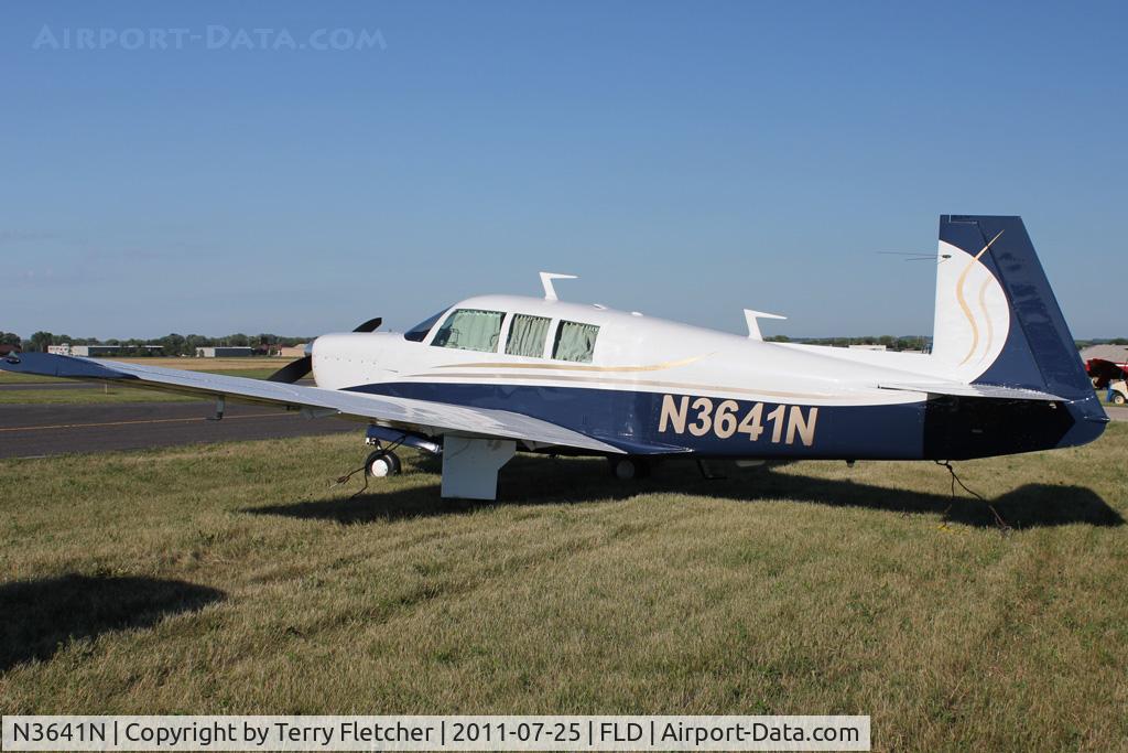 N3641N, 1967 Mooney M-20G Statesman C/N 680022, 1967 Mooney M-20G, c/n: 680022 at Fond Du Lac