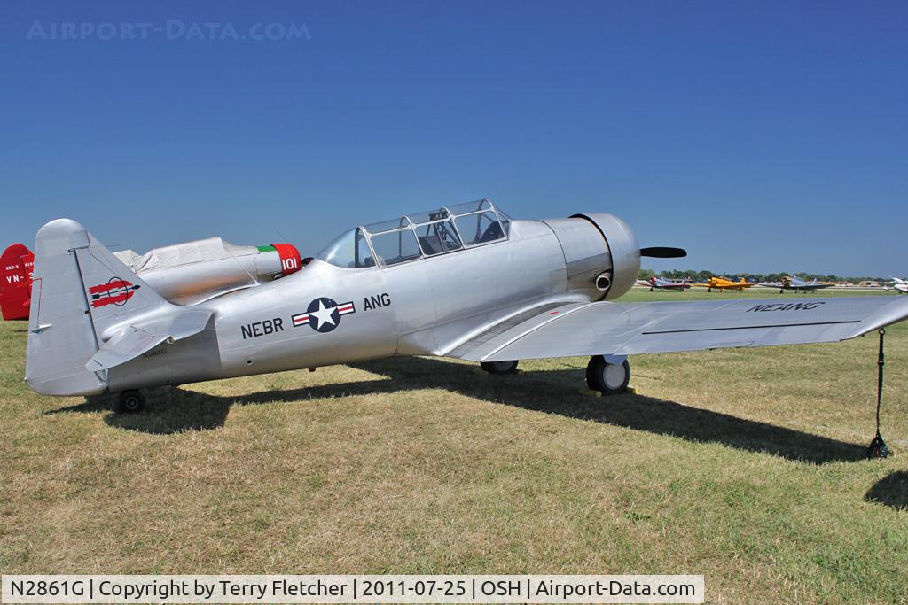 N2861G, North American SNJ-6 Texan C/N 121-43120, North American SNJ-6, ex Bu 112157
at 2011 Oshkosh