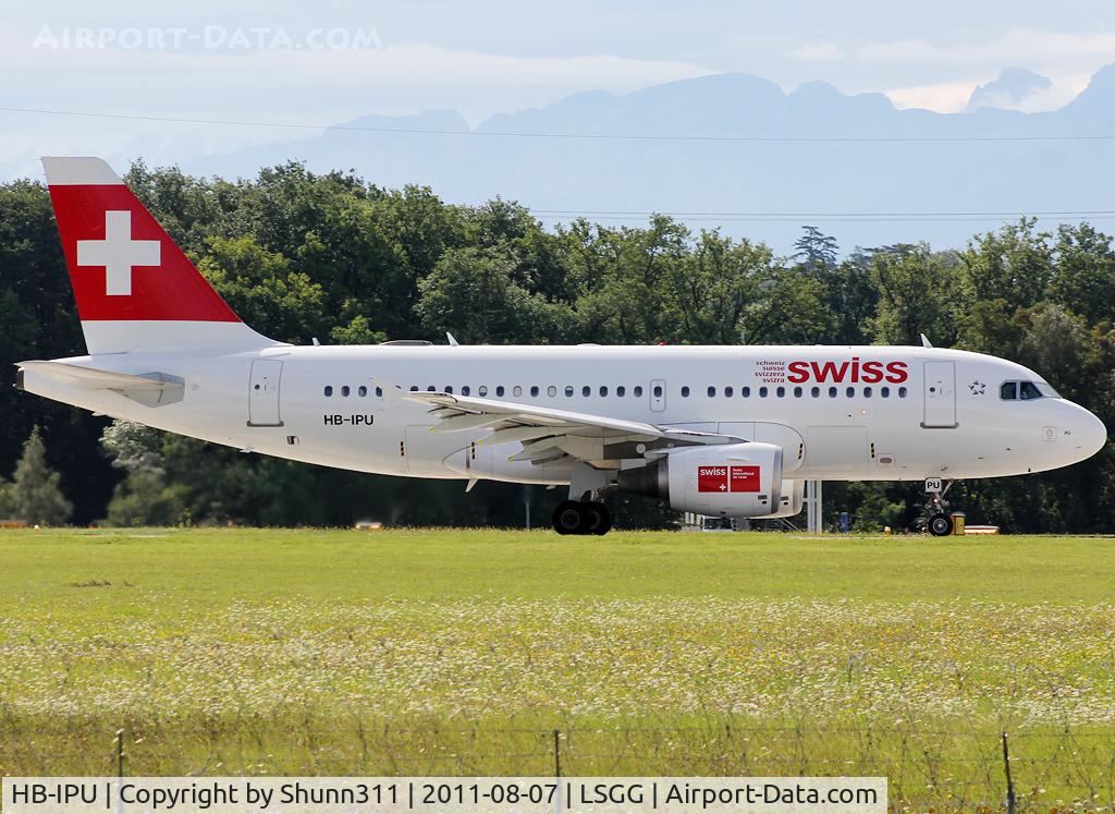 HB-IPU, 1997 Airbus A319-112 C/N 713, Ready for take off rwy 23