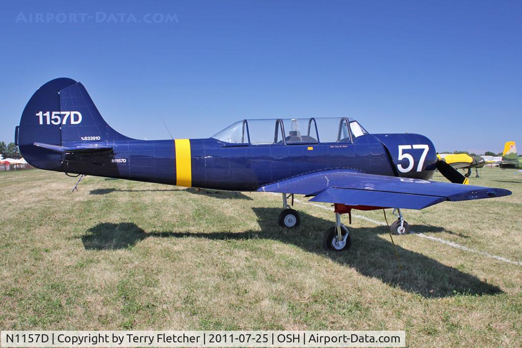 N1157D, 1983 Yakovlev (Aerostar) Yak-52 C/N 833910, 1983 S C Aerostar S A YAK-52, c/n: 833910
at 2011 Oshkosh