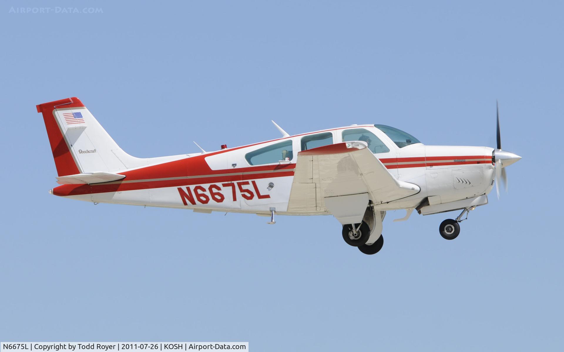 N6675L, 1979 Beech F33A Bonanza C/N CE-882, AIRVENTURE 2011