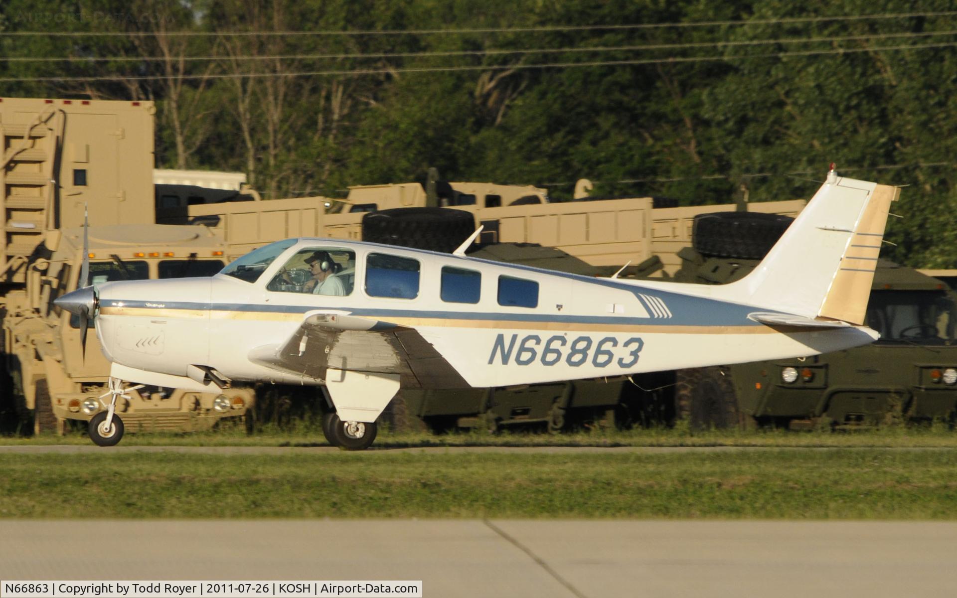N66863, 1983 Beech A36 Bonanza 36 C/N E-2086, AIRVENTURE 2011