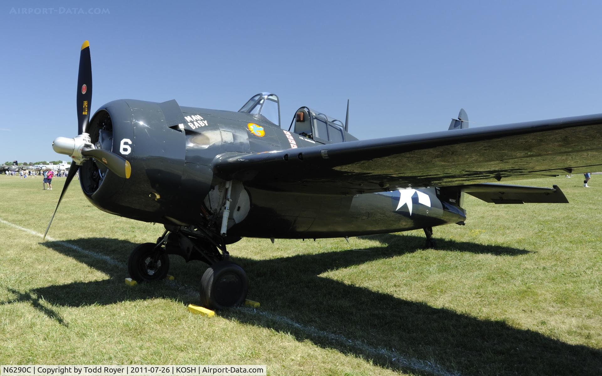 N6290C, 1945 General Motors (Grumman) FM-2 Wildcat C/N 5804, AIRVENTURE 2011