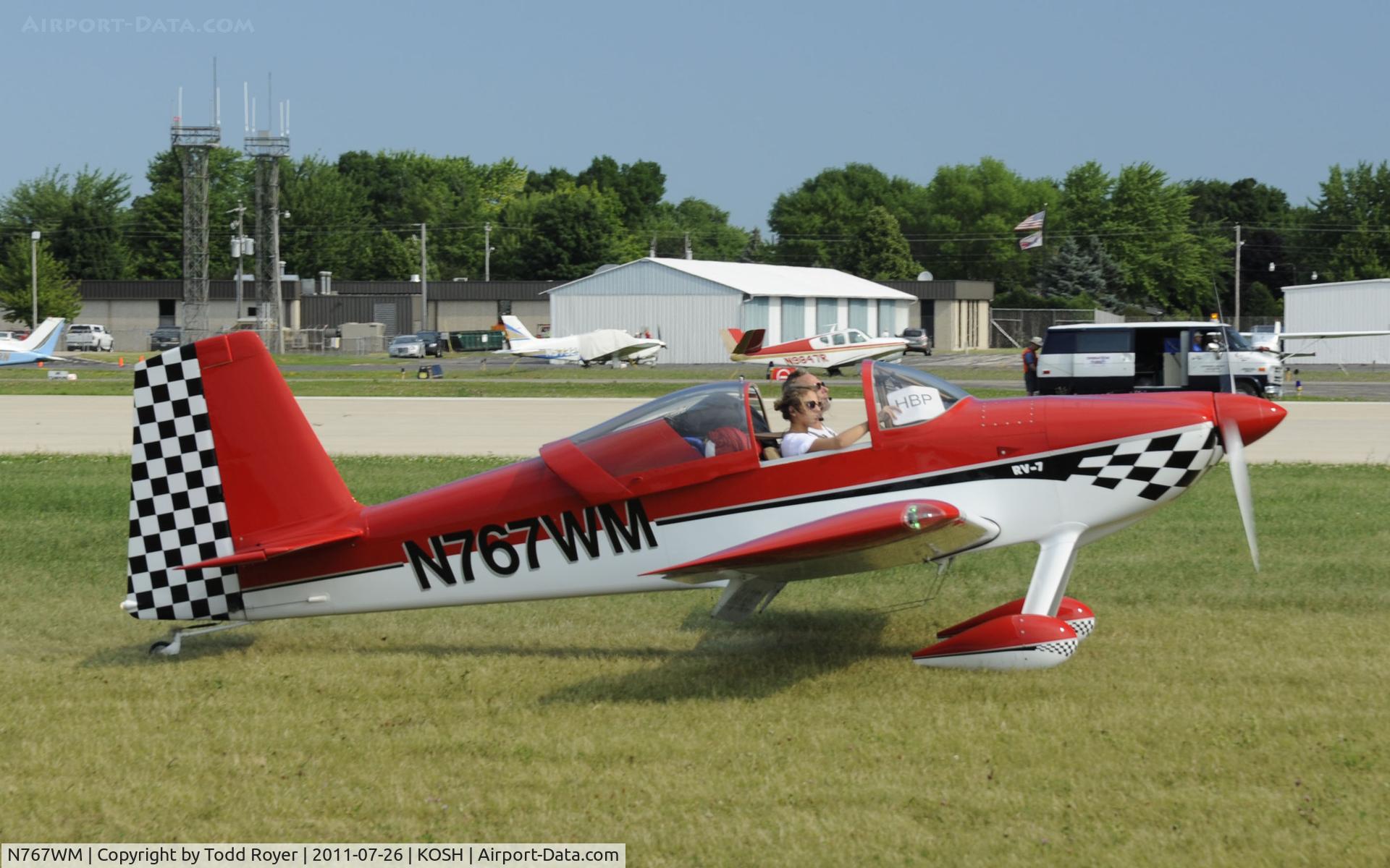 N767WM, Vans RV-7 C/N 71293, AIRVENTURE 2011